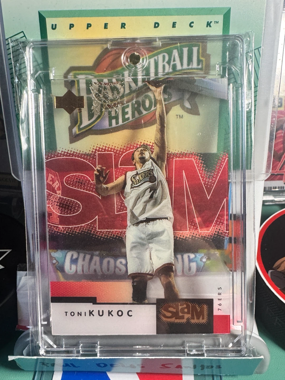 Upper Deck Basketball Heroes Toni Kukoc Slam Card