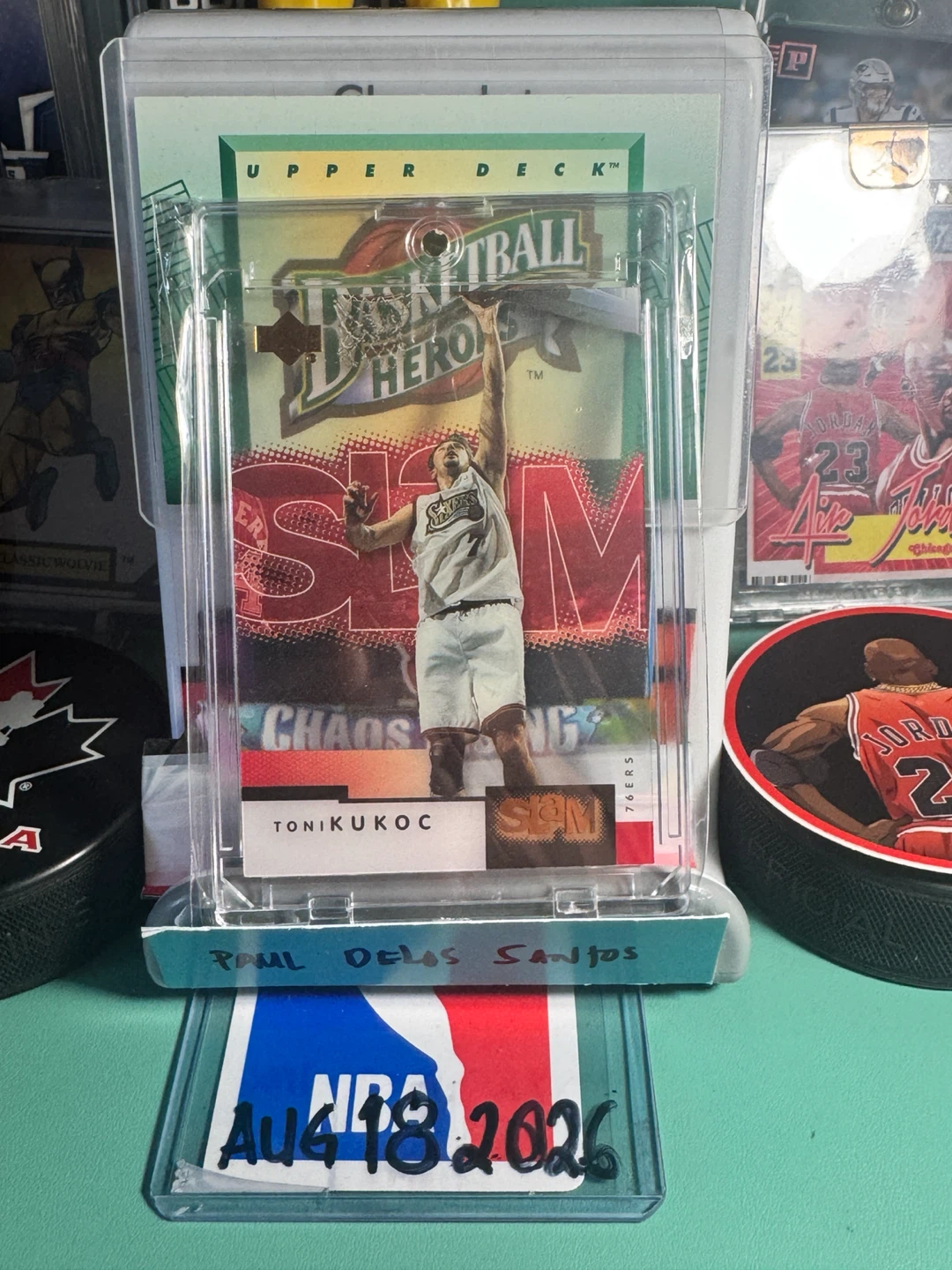 Upper Deck Basketball Heroes Toni Kukoc Slam Card - photo 2