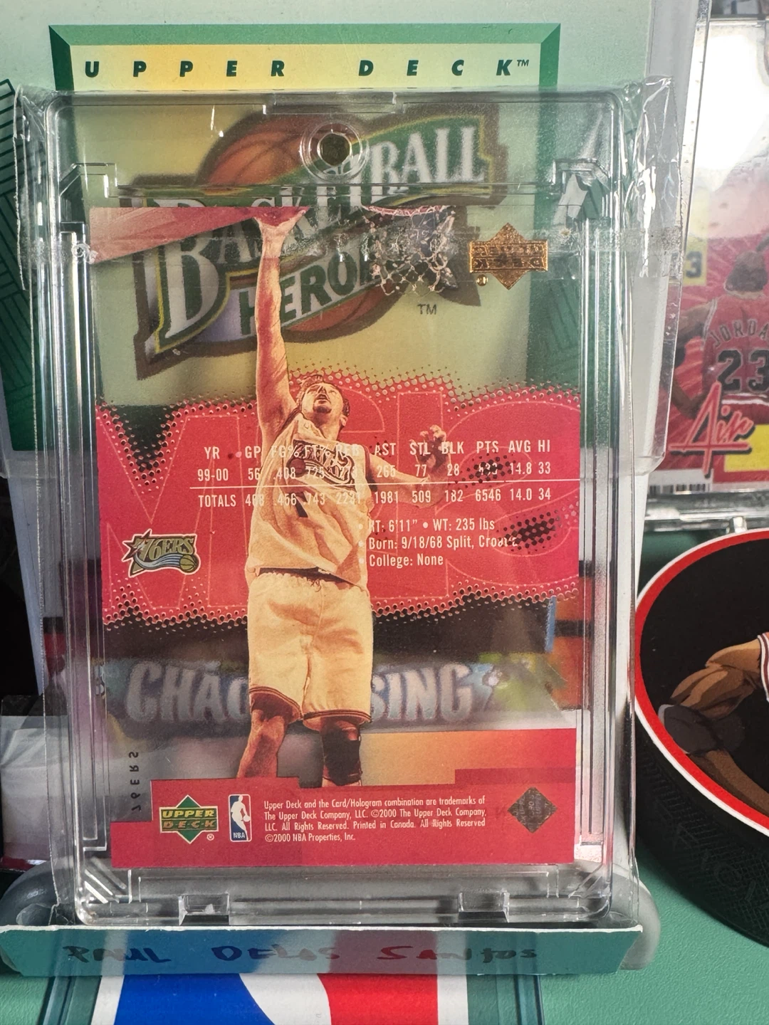 Upper Deck Basketball Heroes Toni Kukoc Slam Card - photo 3