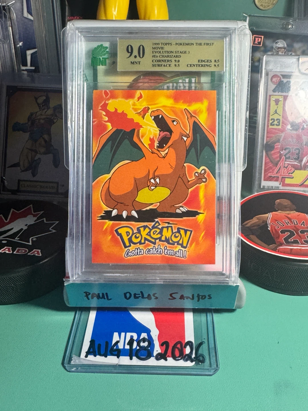 1999 Topps Pokemon The First Movie Charizard Card - photo 2