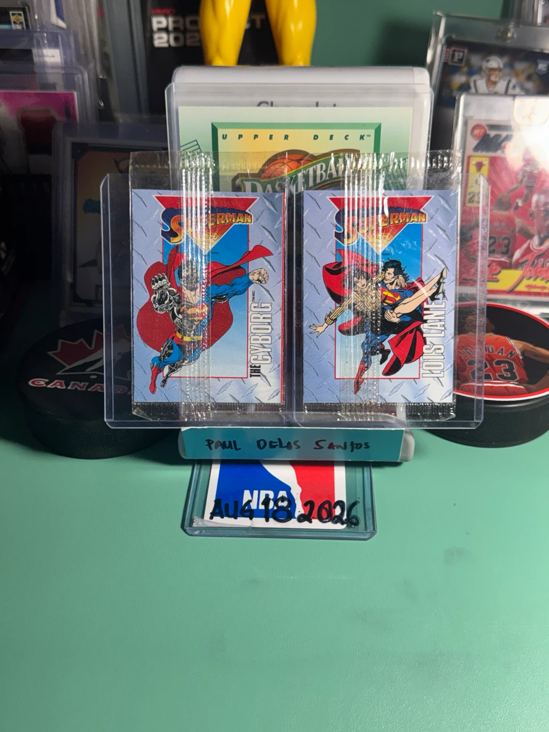 Superman The Cyborg & Lois Lane Trading Cards