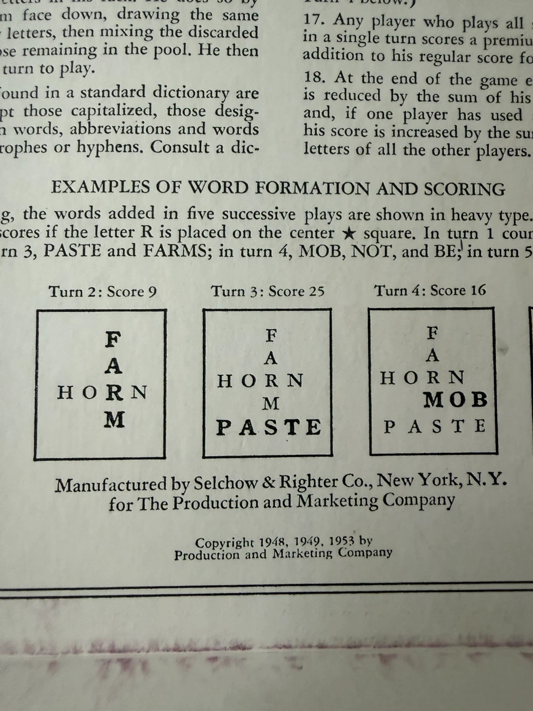 Vintage 1953 Scrabble The Classic Game - photo 3