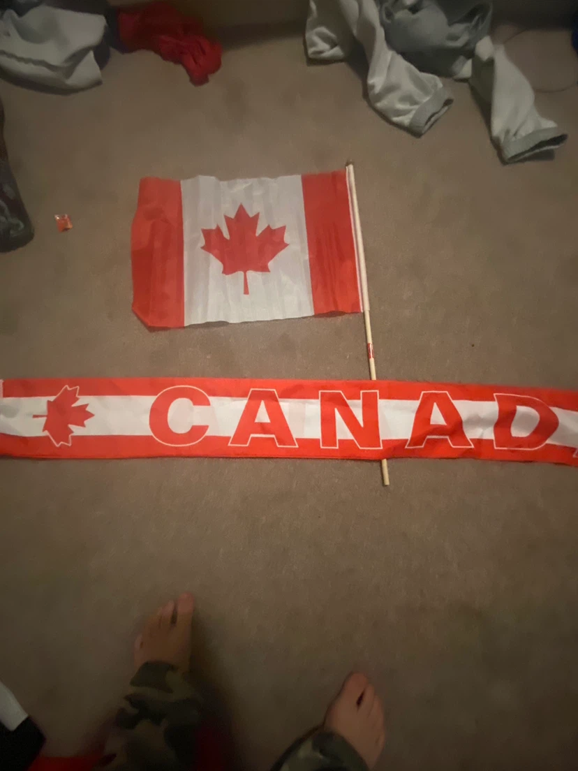 Canada Flag and Scarf Set