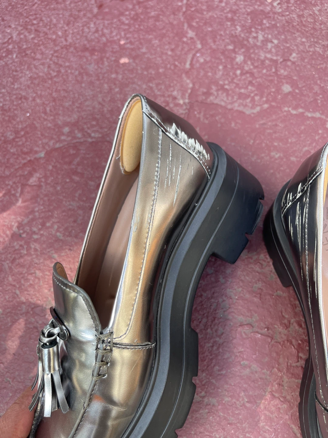 NATURALIZER Silver Tassel Loafers - photo 3