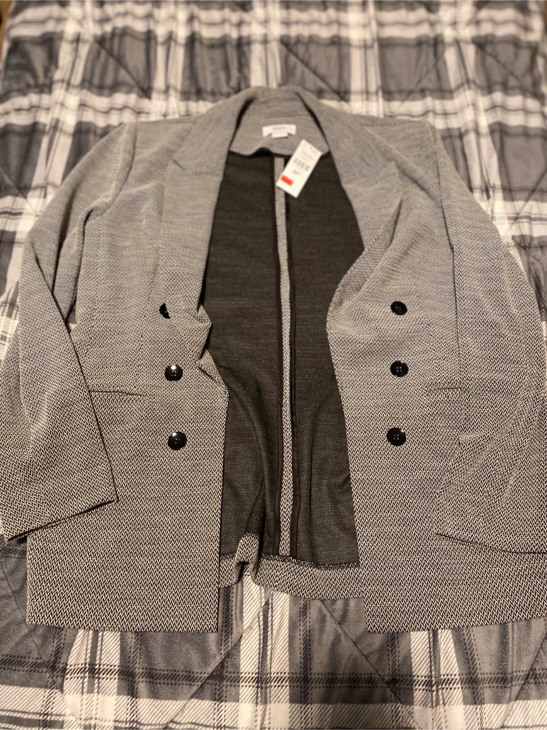 Suzy Shier  Double-Breasted Blazer Size XXL New With Tags