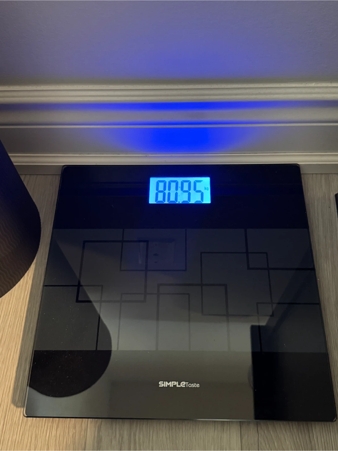 SIMPLEtaste Digital Bathroom Scale with free yoga mat