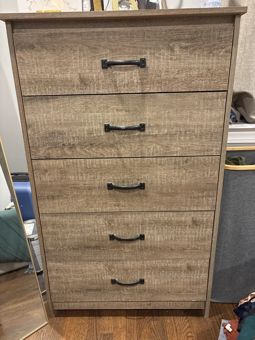 5-Drawer Tall Dresser