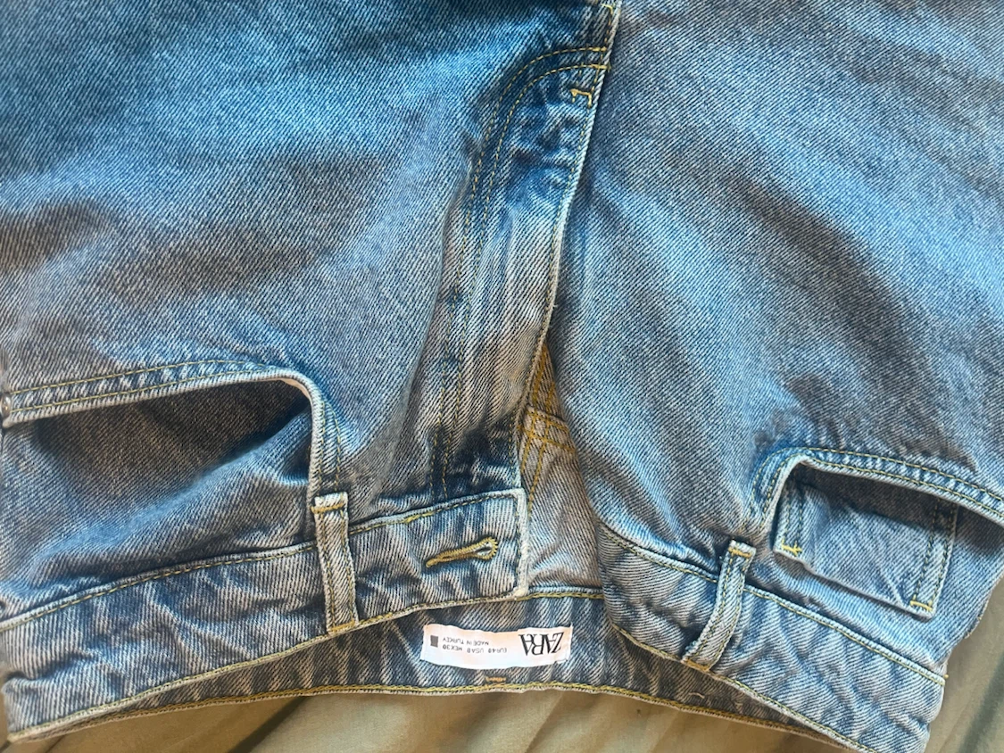 ZARA Denim Shorts - US 8 - photo 4