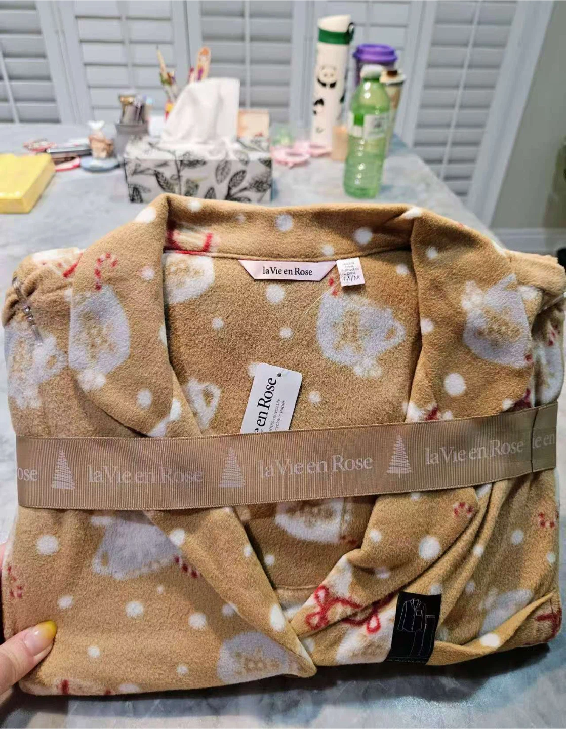 La Vie en Rose Micropolar Pajama Set - NEED TO SELL EVERYTHING