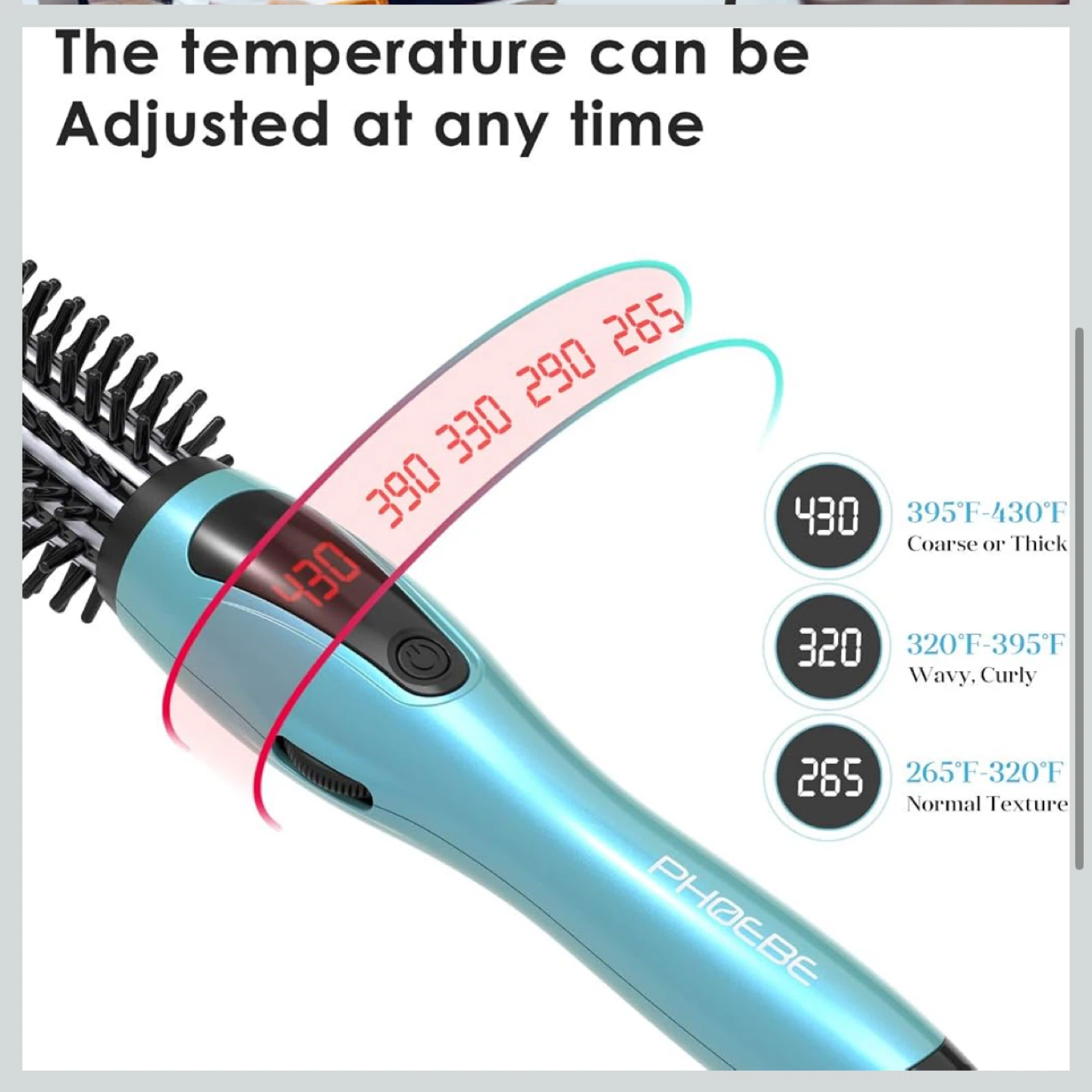 Phoebe 1-Inch Rotating Hot Brush - photo 4