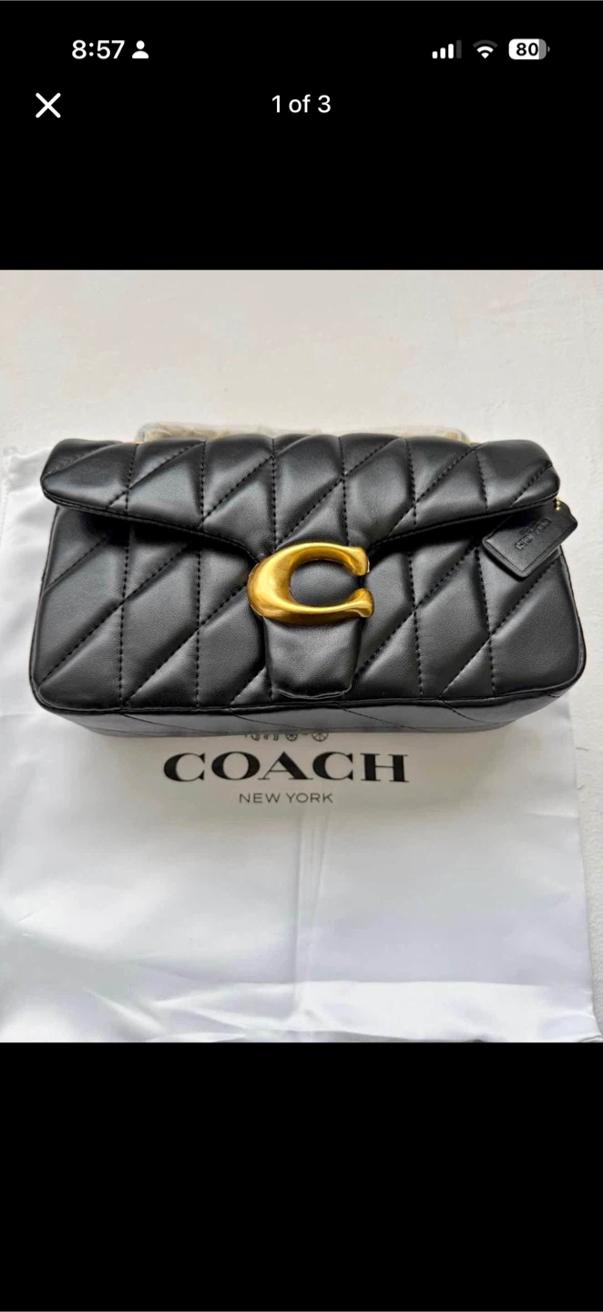 Coach Tabby Shoulder Bag 20 With Pillow Quilting