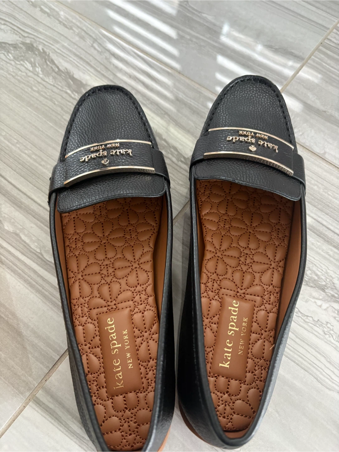 Kate Spade Black Leather Loafers - photo 2