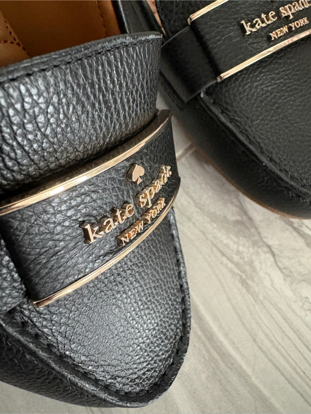 Kate Spade Black Leather Loafers - photo 3
