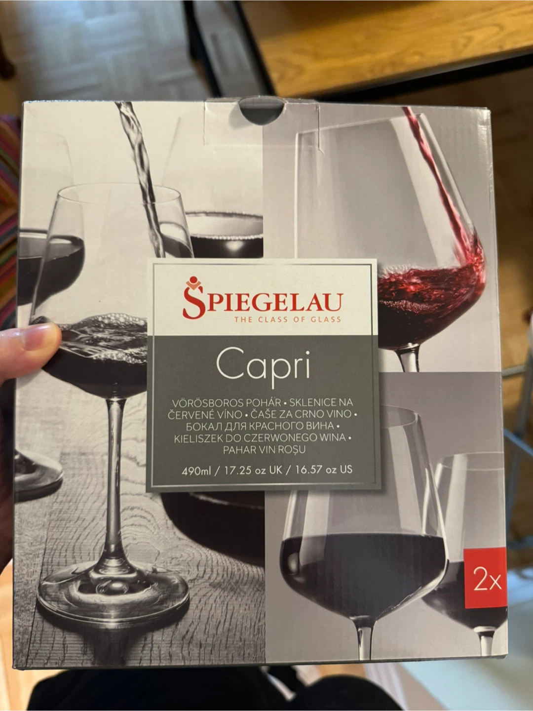 Spiegelau Capri Red Wine Glasses (2x) - 490ml