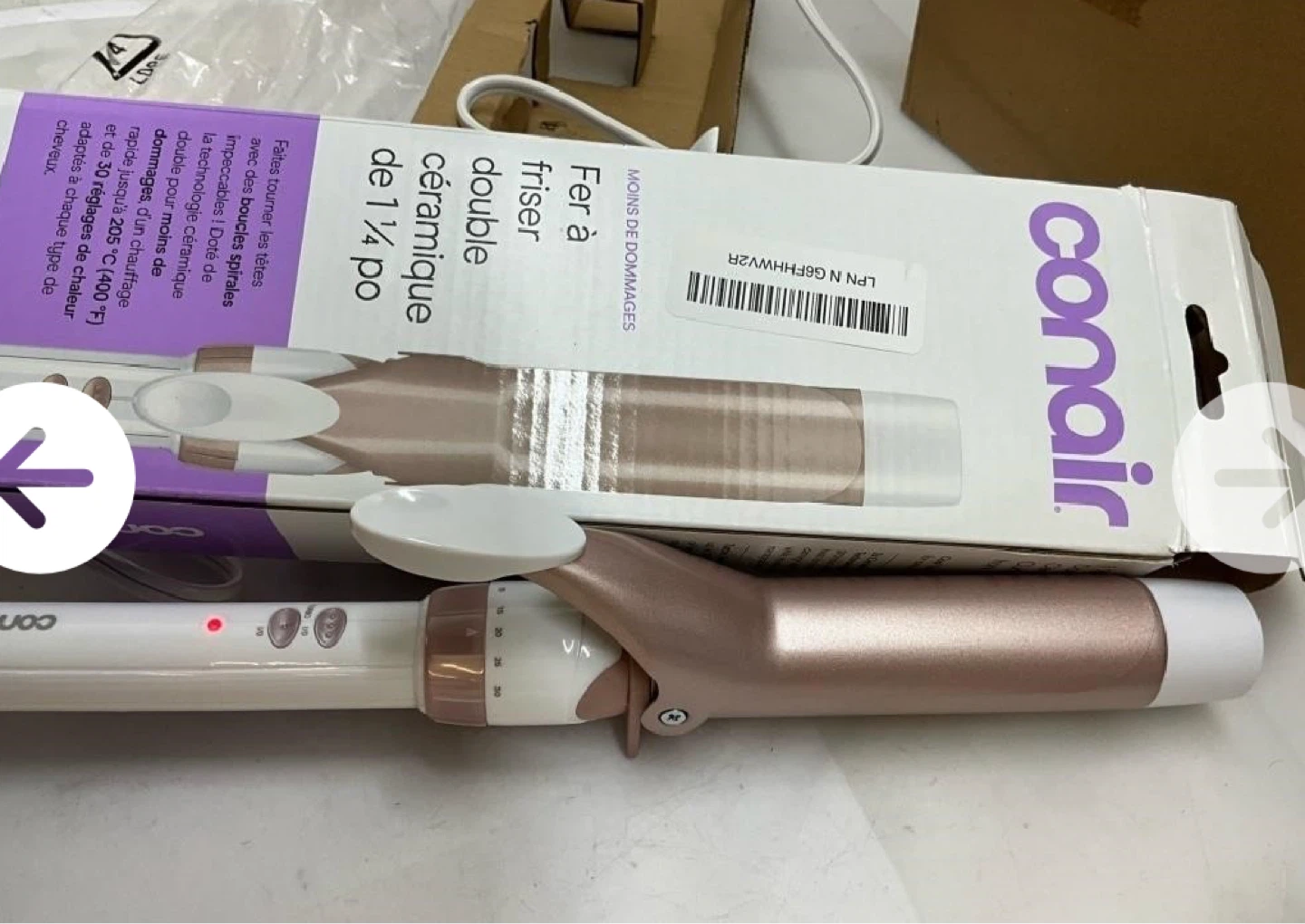 Conair 1 1/4" Ceramic Curling Wand - photo 5