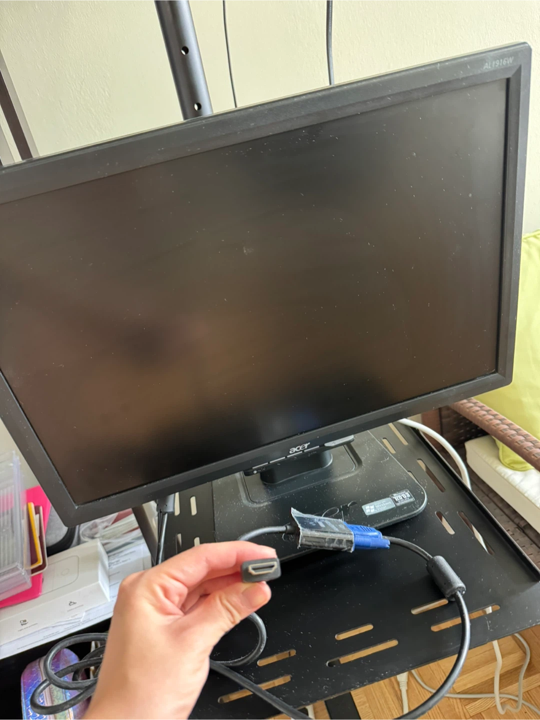 Acer Monitor with HDMO and adaptor