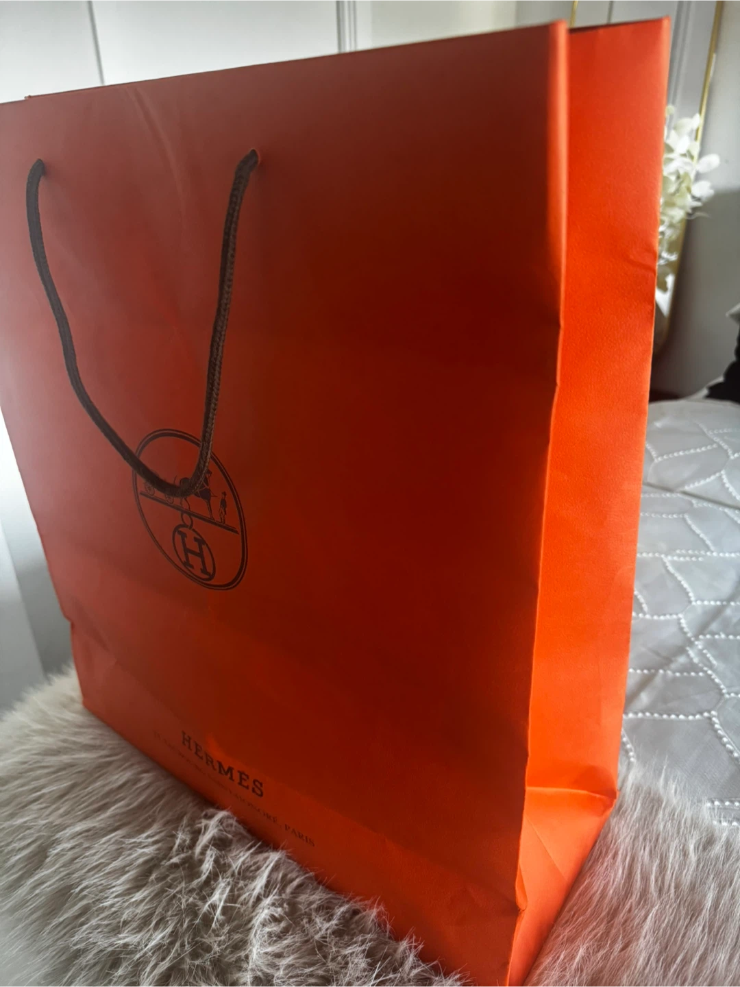 Large Hermès Shopping Bag - photo 2