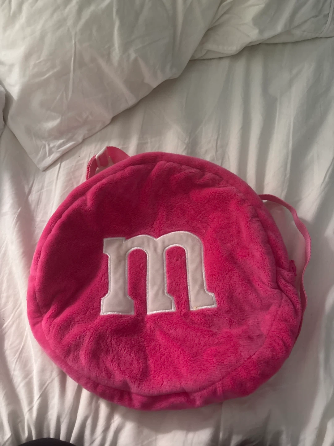 New York Pink M&M Plush Mini Backpack