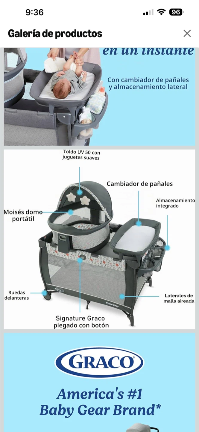 Graco Pack 'n Play Playard with Bassinet - photo 2