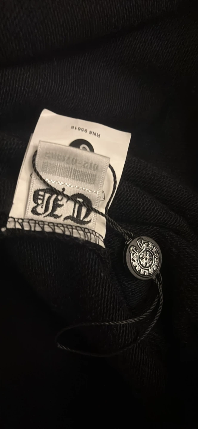 Chrome Hearts Black Zip-Up Hoodie - photo 3