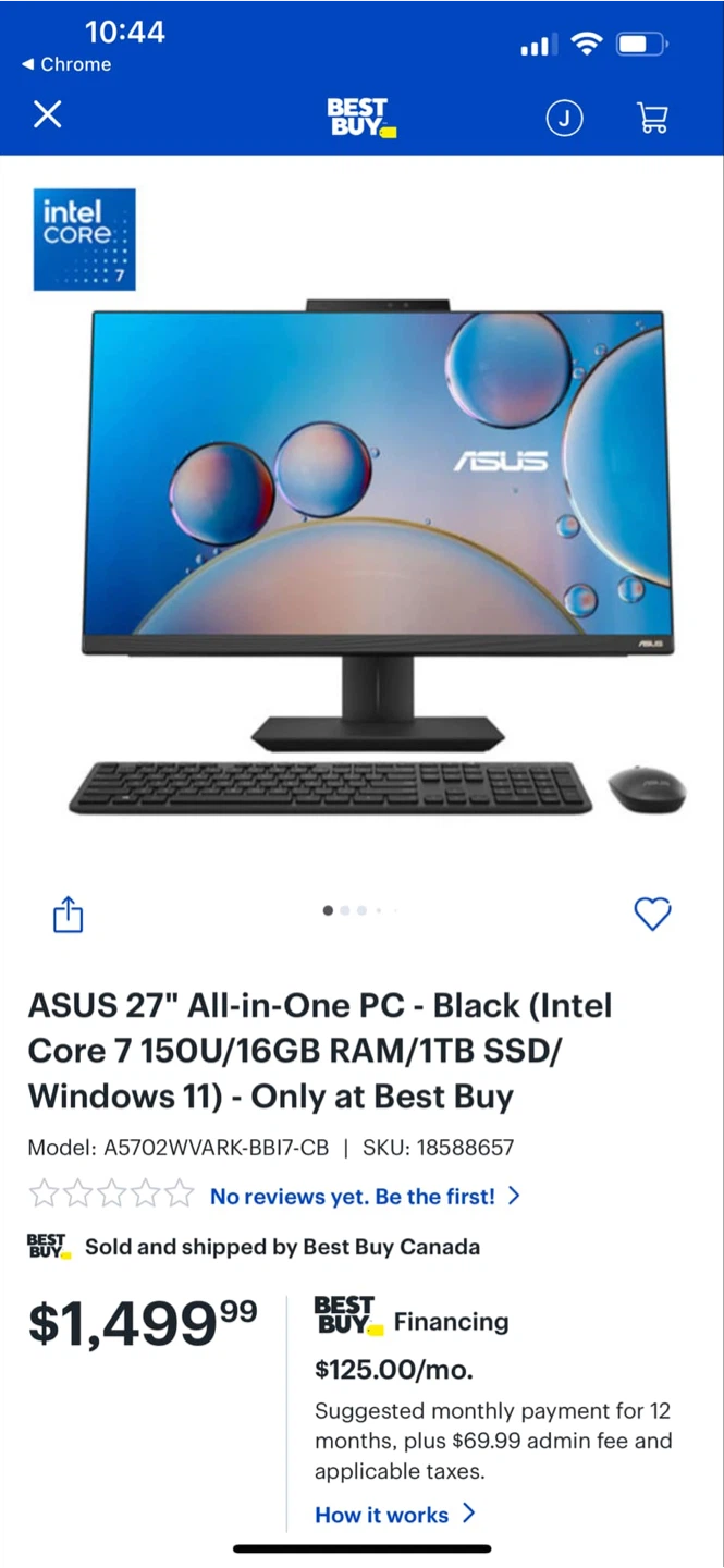 ASUS 27" All-in-One PC - Black - photo 2