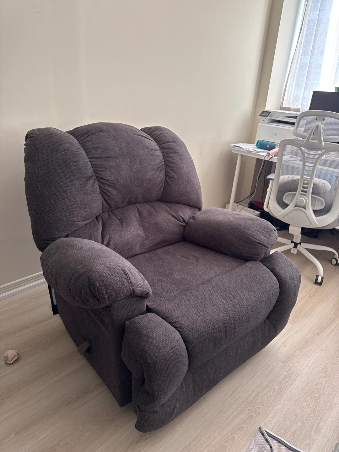 Dark Grey Recliner Chair