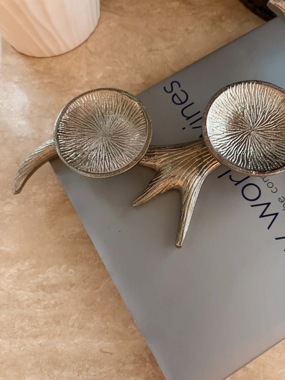 Antler pillar Candle Holder - photo 4