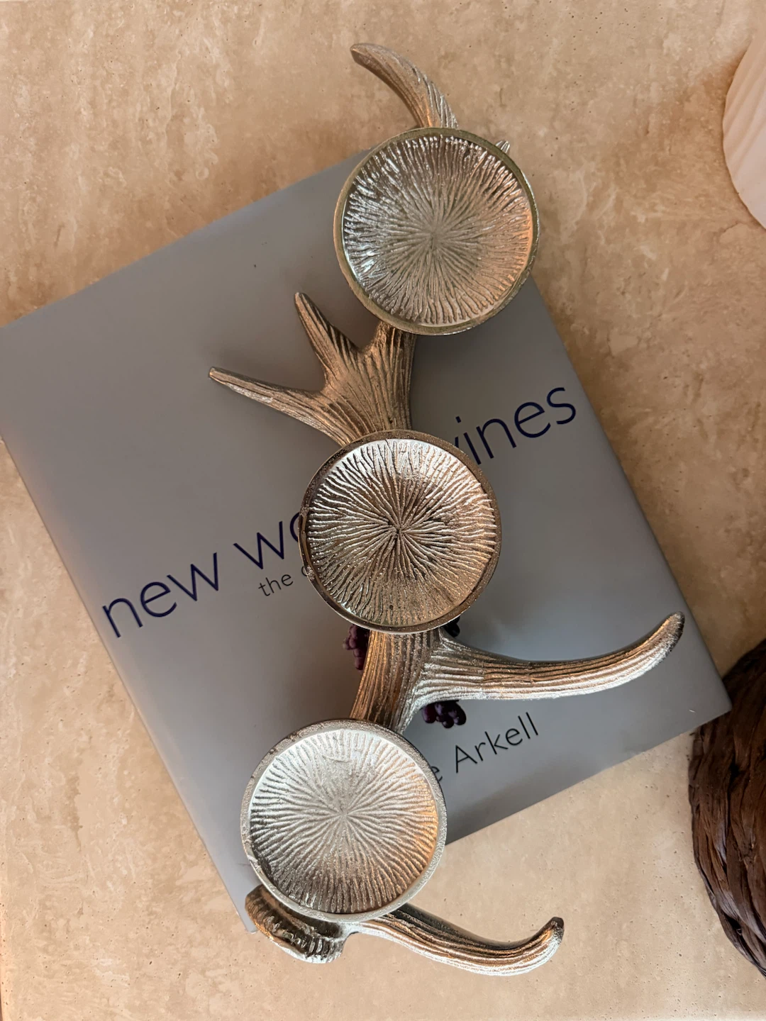 Antler pillar Candle Holder - photo 5