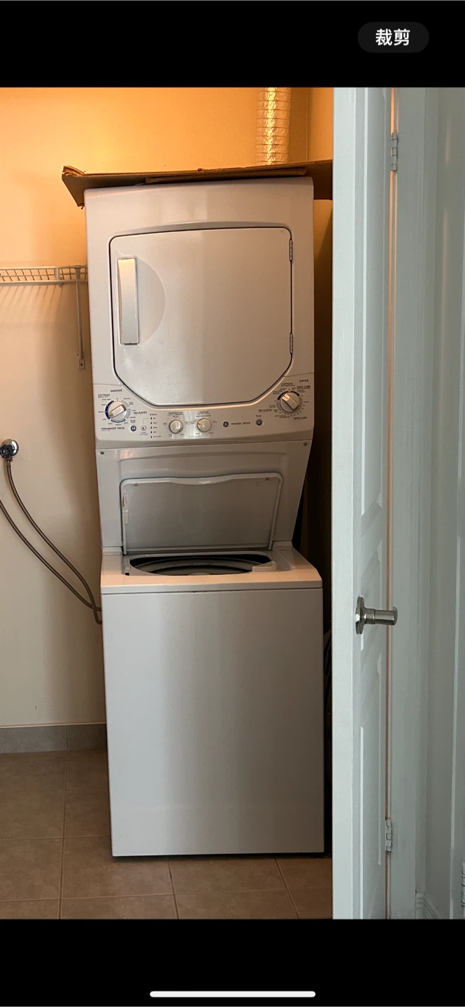 GE Stackable Washer and Dryer