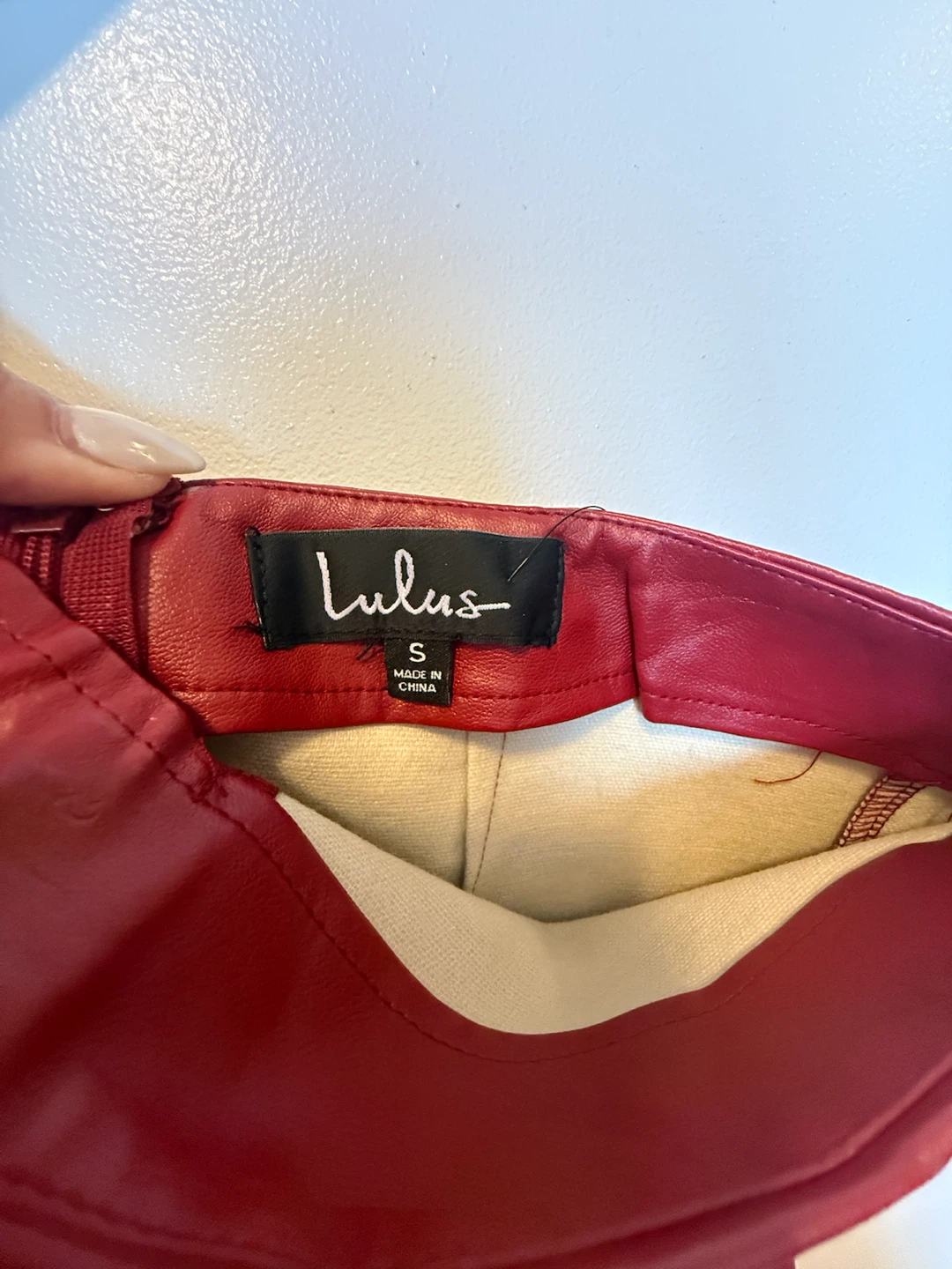 New Lulus Faux Leather Mid/ High Rise Pencil Skirt - photo 4