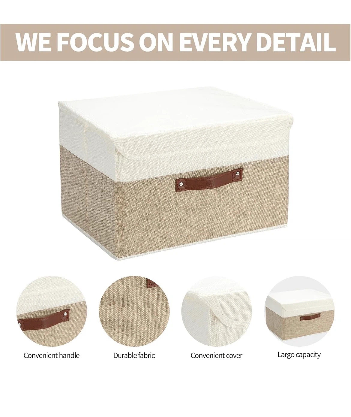 Set of 8 Storage Bins with Lids - photo 3