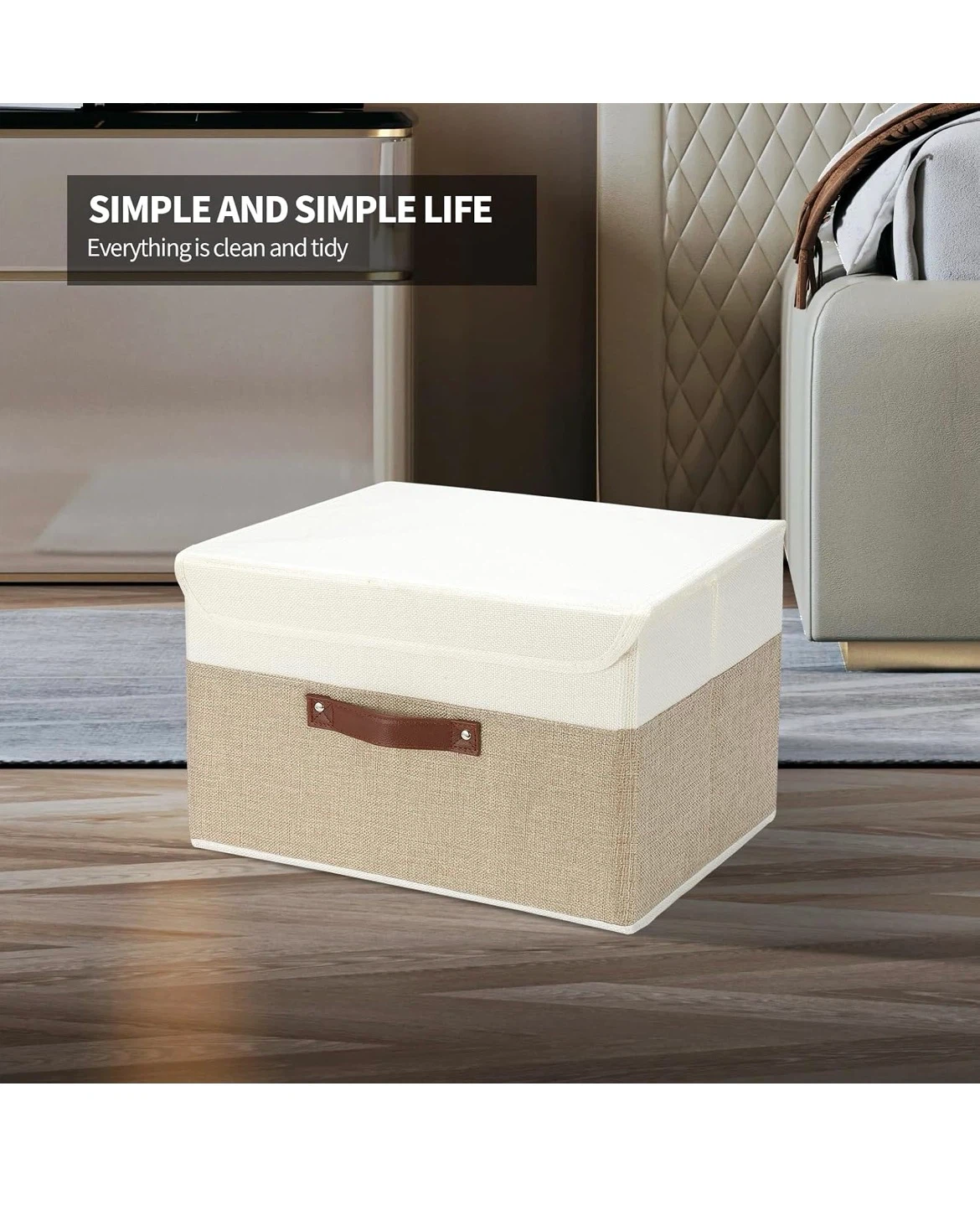 Set of 8 Storage Bins with Lids - photo 5