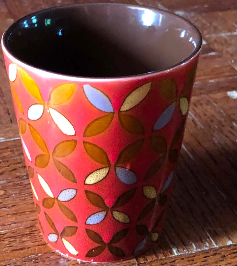 Ceramic Mug with Floral Pattern
