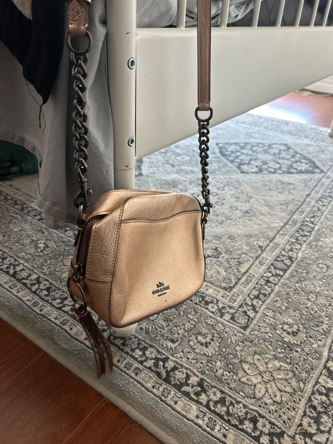 Coach Pebble Leather Crossbody Bag - Rose Gold - photo 3