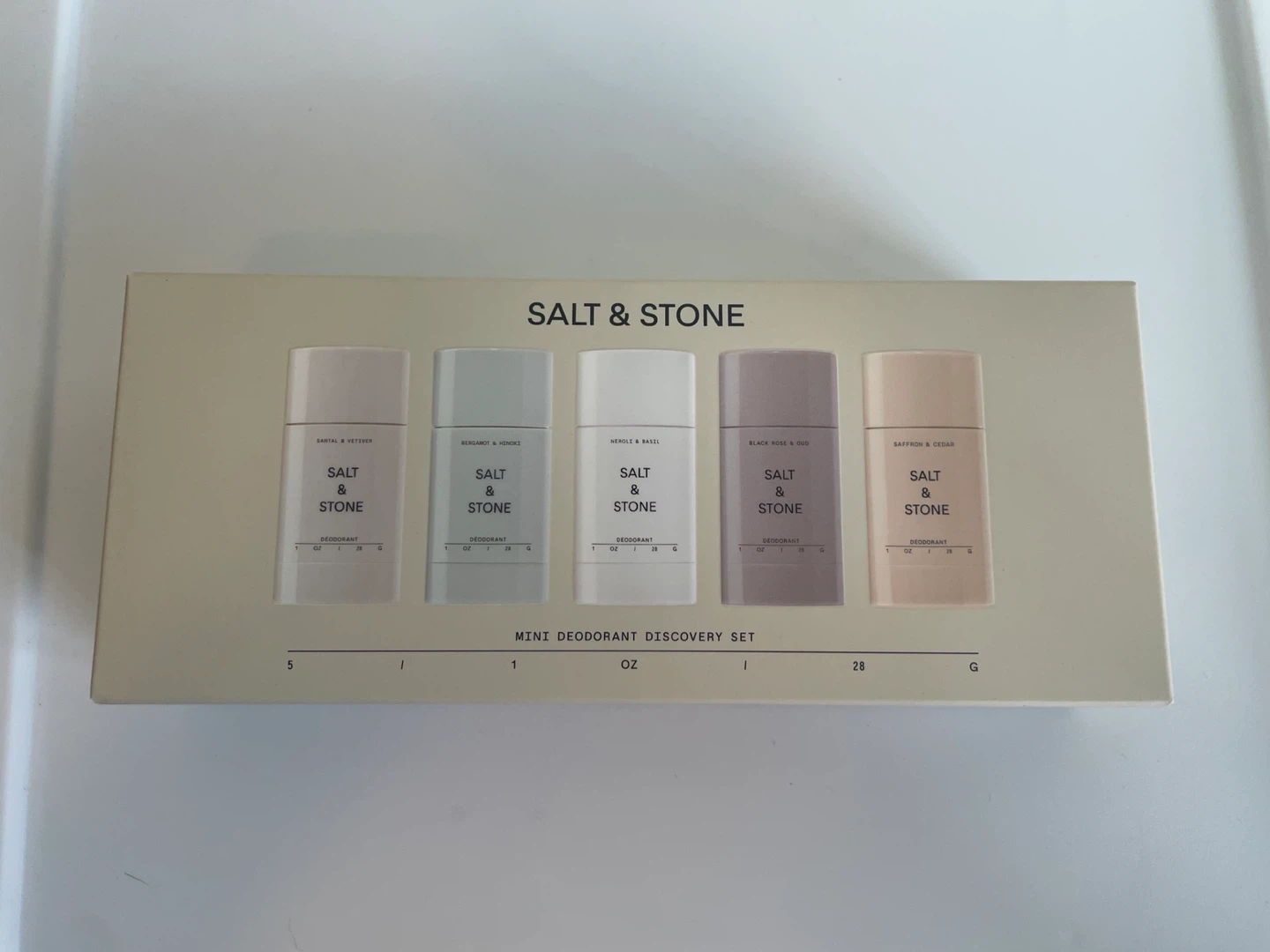 Salt & Stone Mini Deodorant Discovery Set