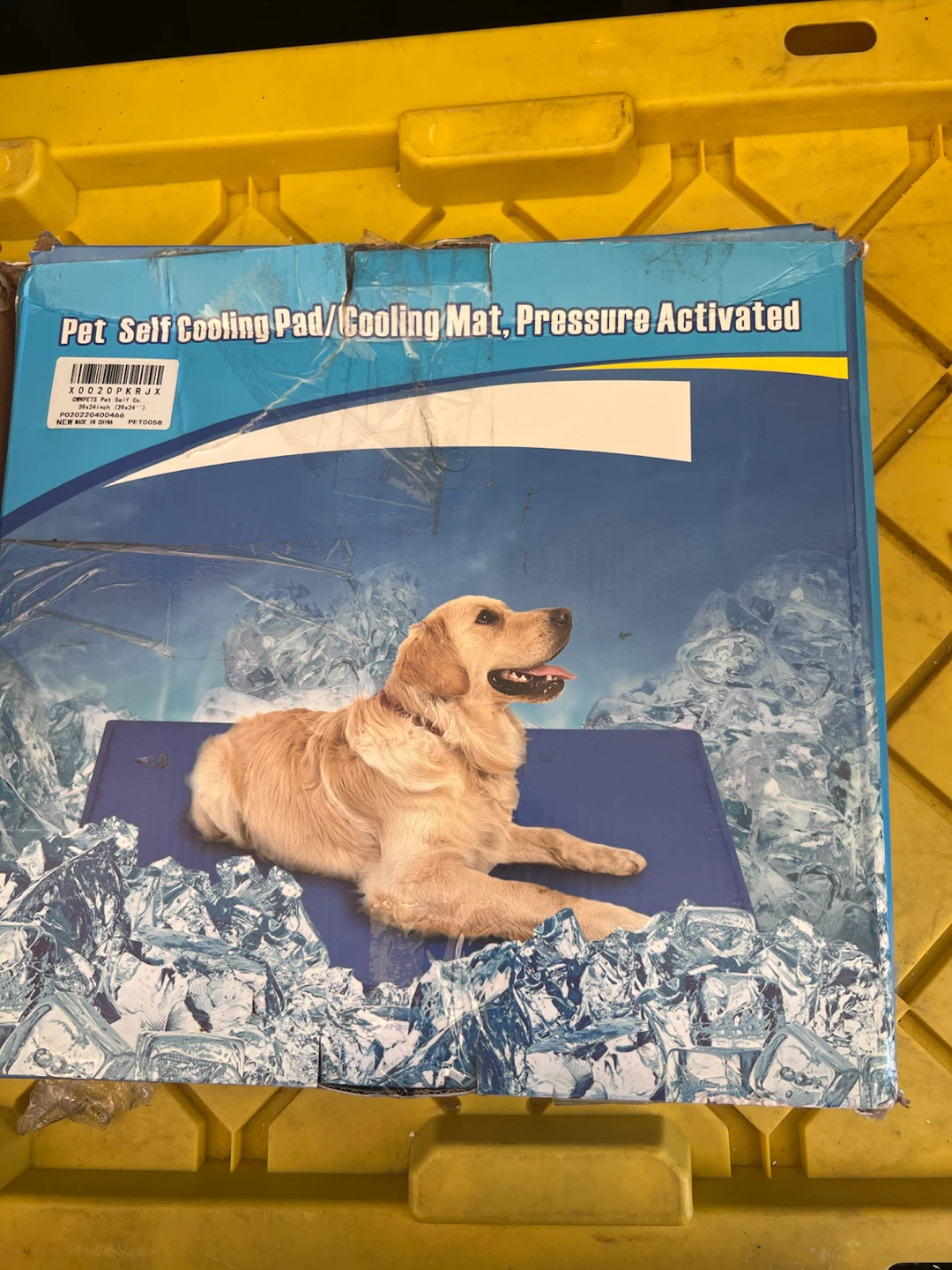 Unused Pet Self Cooling Pad/Cooling Mat, Pressure Activated