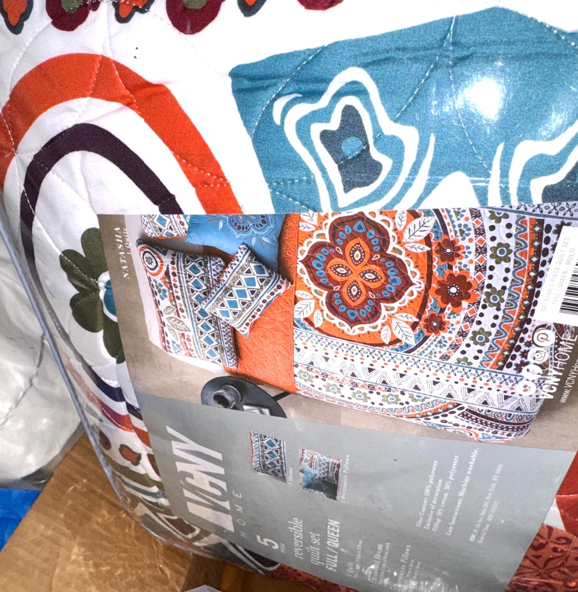 NVCY Home Reversible Quilt Set - Full/Queen (New) - photo 2