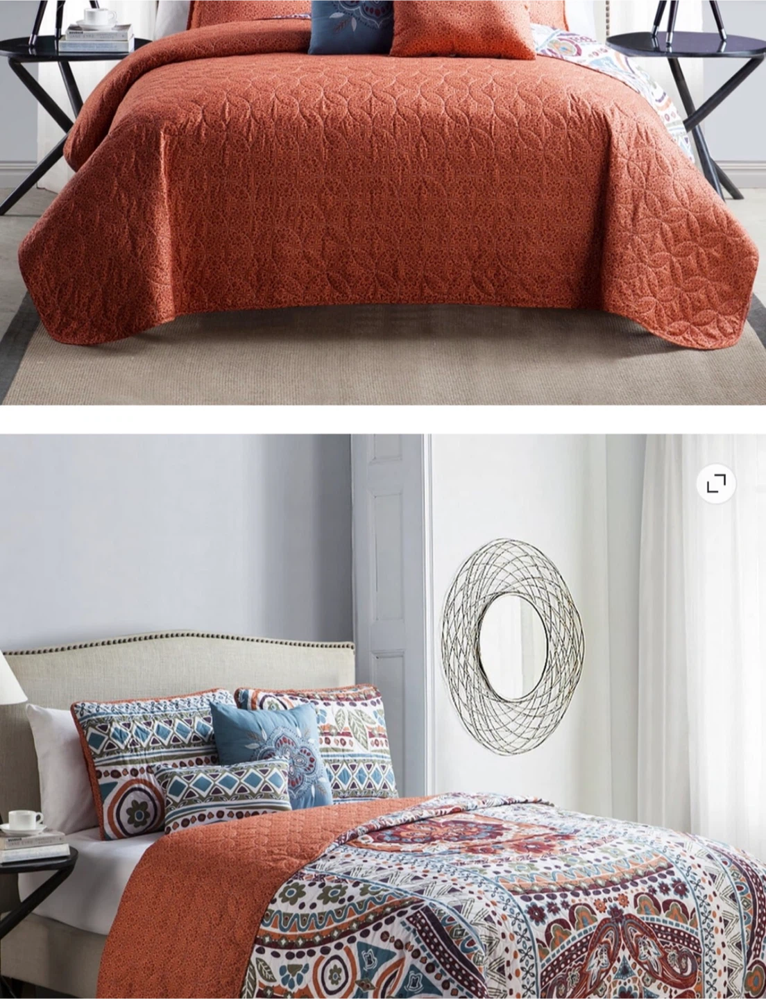 NVCY Home Reversible Quilt Set - Full/Queen (New) - photo 3