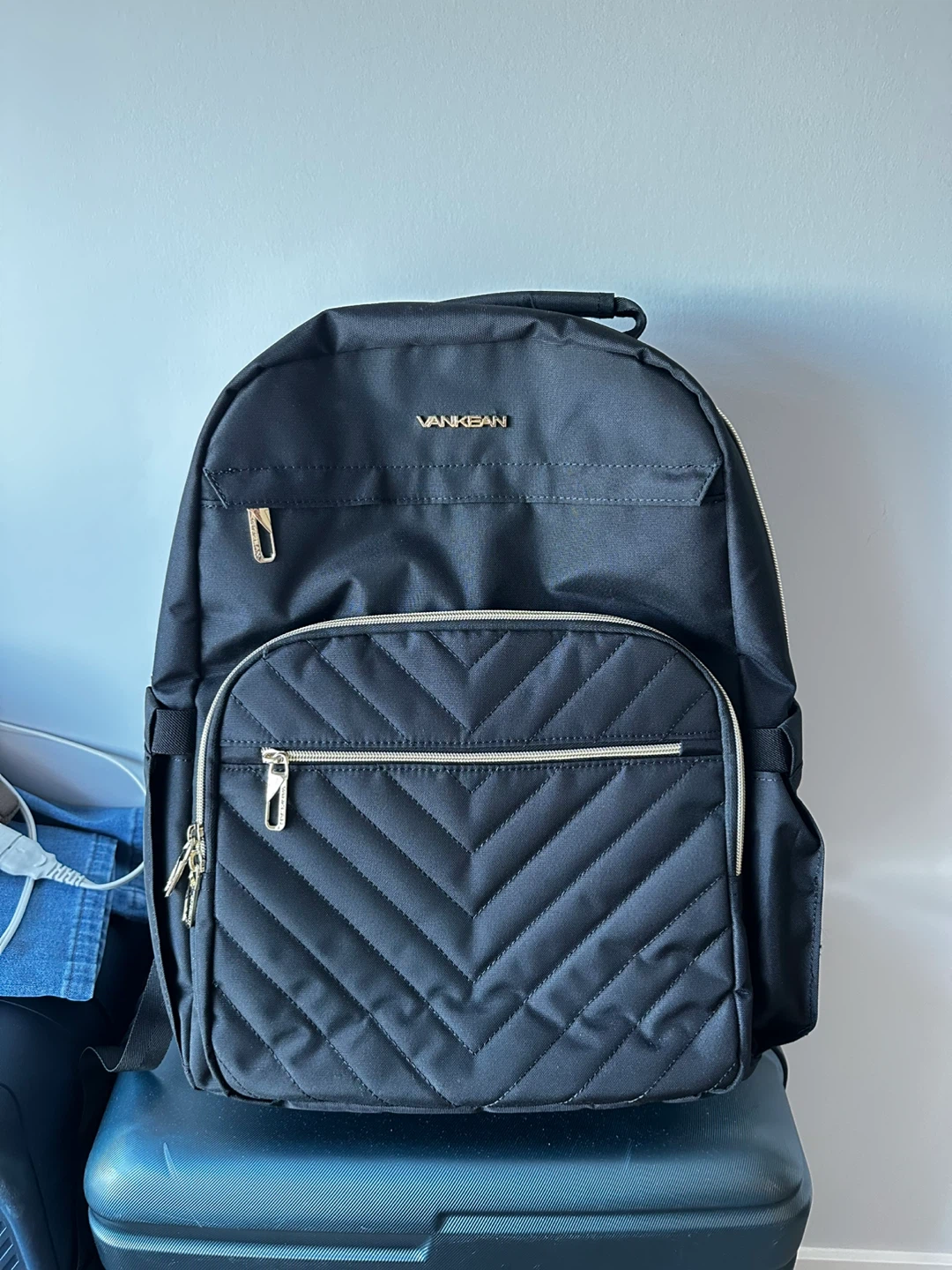 Vankean Black Backpack