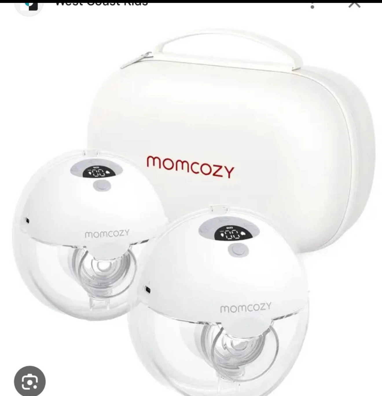 Momcozy Wearable Breast Pump with Carrying Case