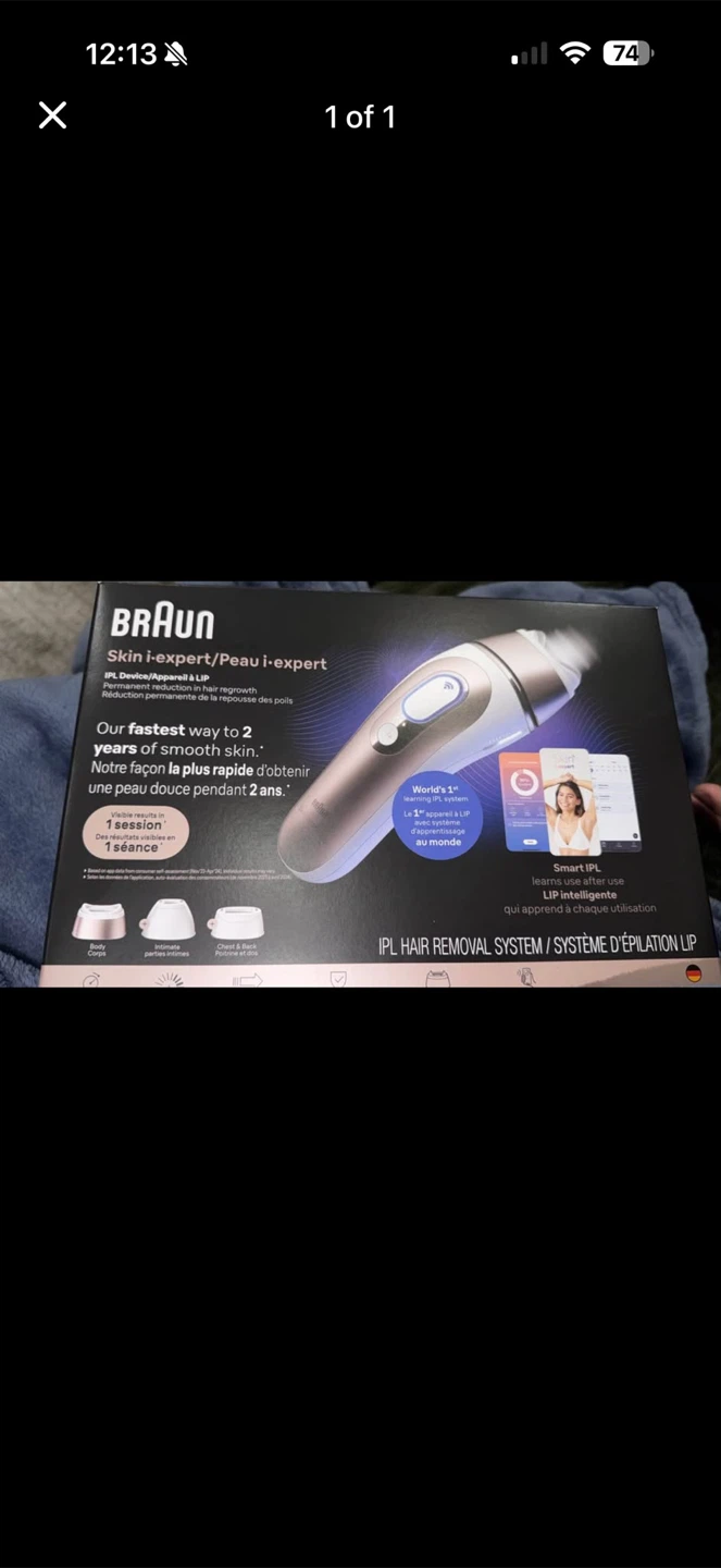 Braun Skin i-expert IPL Hair Removal System
