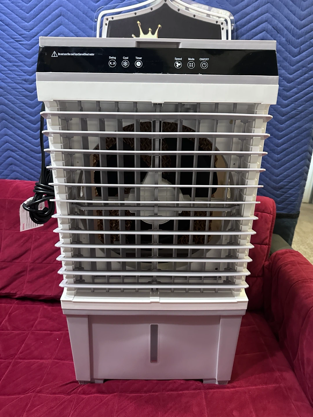 Uthfy 1800 CFM Swamp Cooler, 5.3 Gal Evaporative Air Conditioner