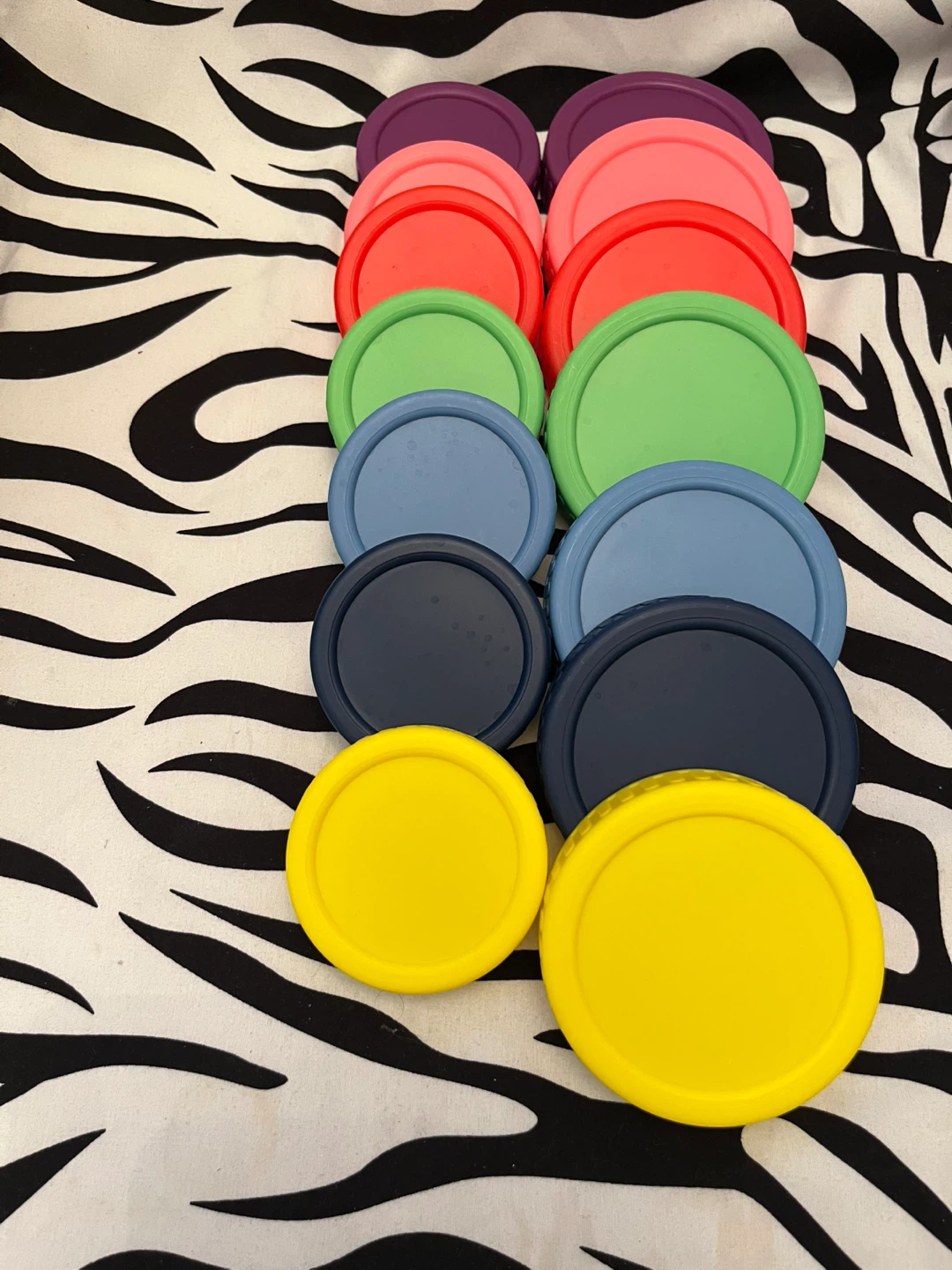 🫙  Set of food storage container plastic replacement lids 🫙