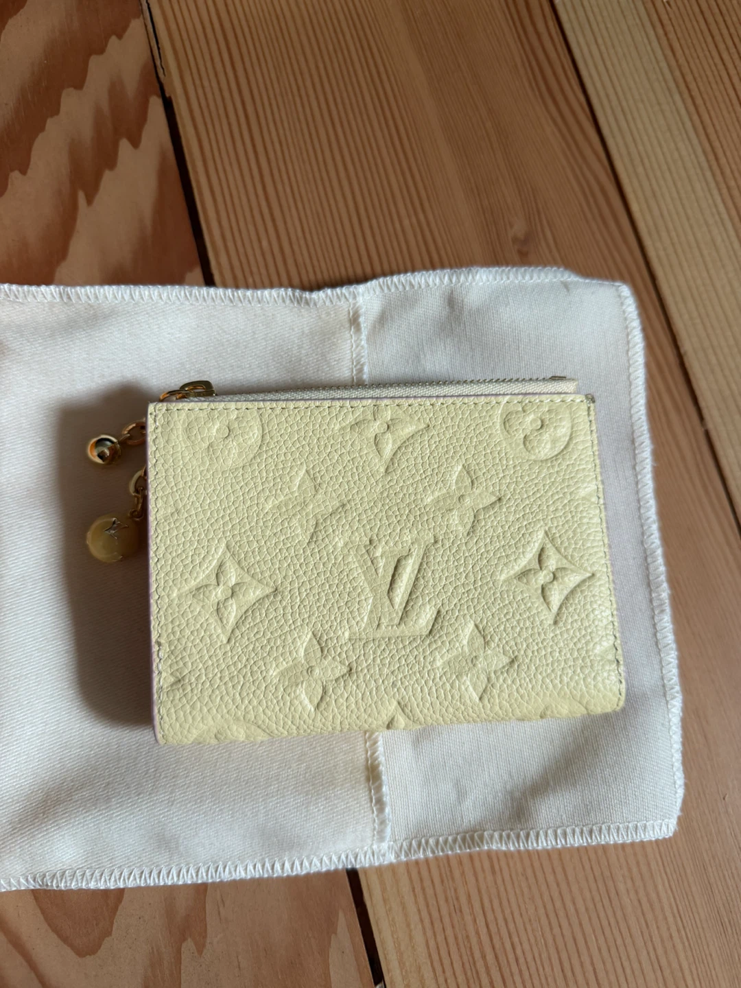 Leather Wallet/Coin Purse - Yellow