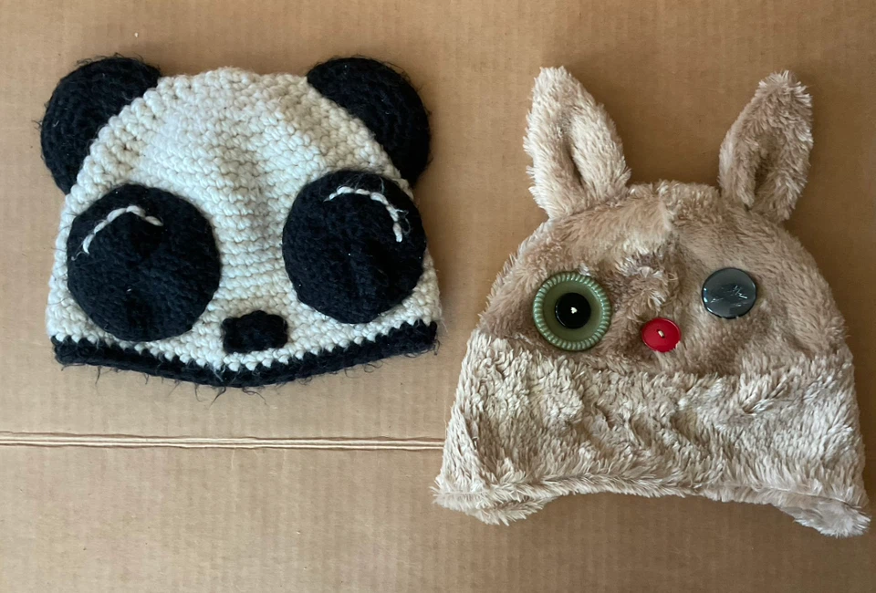 Panda & Puppy Kids’ Hat Bundle