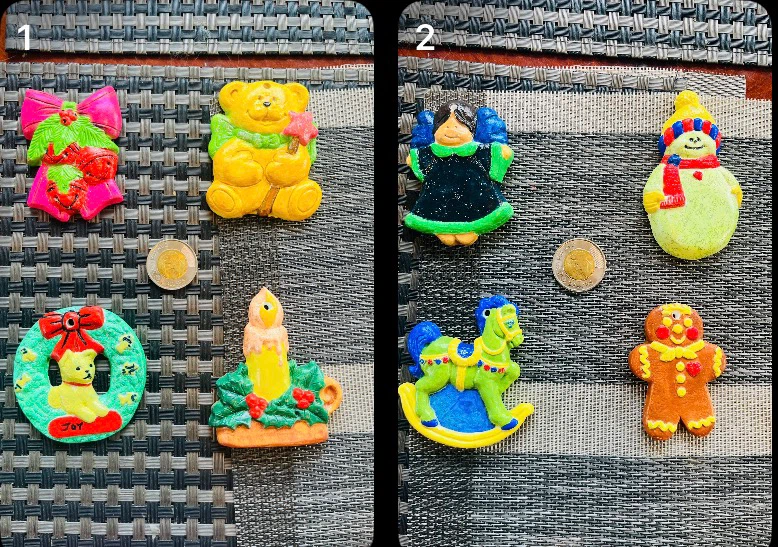 NEW Christmas Ornaments hand-painted w/ FREE gift - photo 2