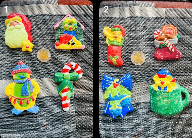 NEW Christmas Ornaments hand-painted w/ FREE gift - photo 4