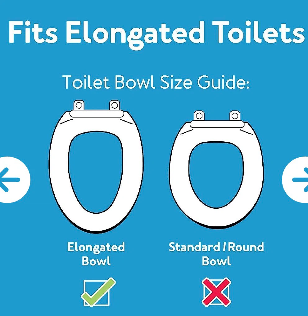 Carex Toilet Seat with Arms for Elongated Toilets - photo 2