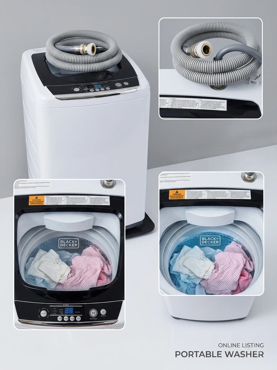Black+Decker Portable Washing Machine
