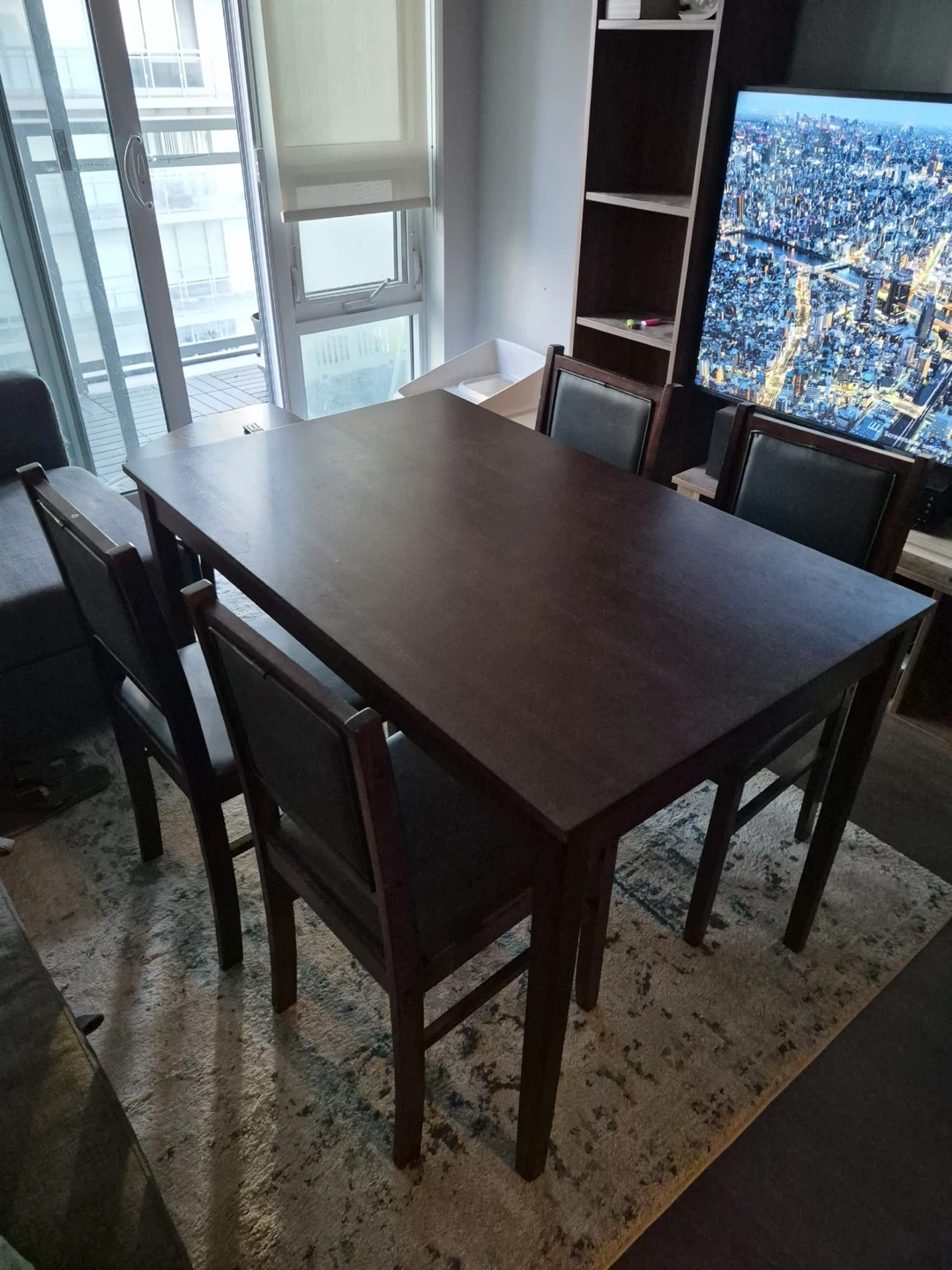 Dinning table set & office chair - photo 2